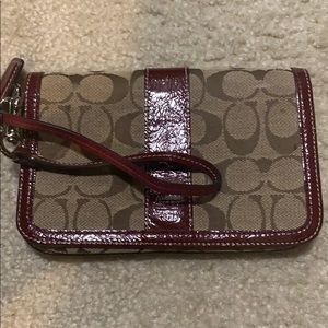 Coach wristlet